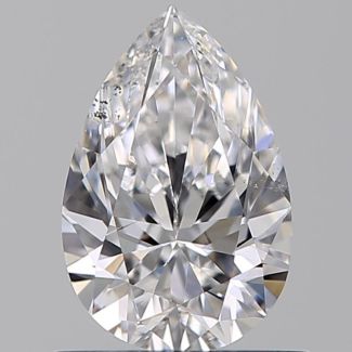 0.70 Carat Pear D SI1 - VG EX GIA Natural Diamond