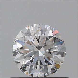 0.45 Carat Round D SI2 EX GIA Natural Diamond