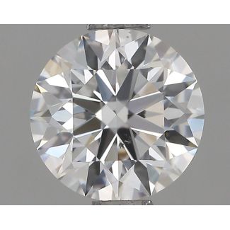 0.8 Carat Round E SI1 EX GIA Natural Diamond