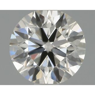 0.6 Carat Round H VS1 EX IGI Natural Diamond