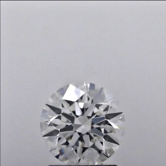 0.40 Carat Round D VVS1 EX GIA Natural Diamond