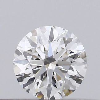 0.2 Carat Round F VS1 EX GIA Natural Diamond