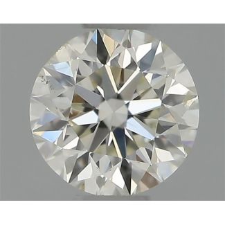 0.30 Carat Round H SI1 EX IGI Natural Diamond