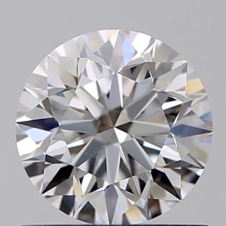 0.71 Carat Round D VS1 EX GIA Natural Diamond