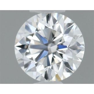 0.32 Carat Round E VVS2 EX GIA Natural Diamond