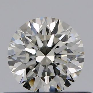 0.40 Carat Round J VS1 VG EX GIA Natural Diamond