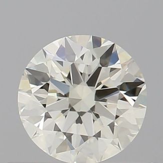 0.52 Carat Round H VVS2 EX GIA Natural Diamond