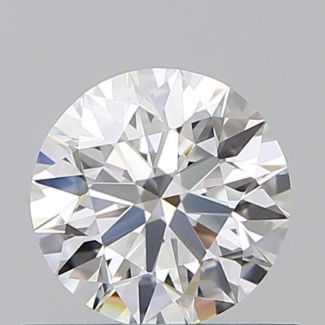 0.6 Carat Round E VVS1 EX GIA Natural Diamond