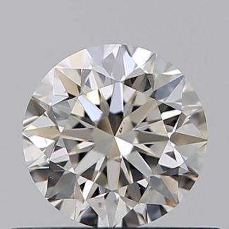 0.46 Carat Round I VS2 VG EX GIA Natural Diamond