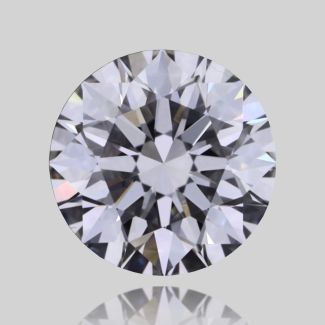 0.31 Carat Round F VVS1 EX GIA Natural Diamond