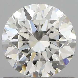 0.90 Carat Round H VVS2 VG GIA Natural Diamond