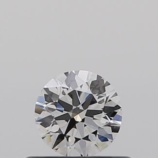 0.34 Carat Round F VS1 EX GIA Natural Diamond