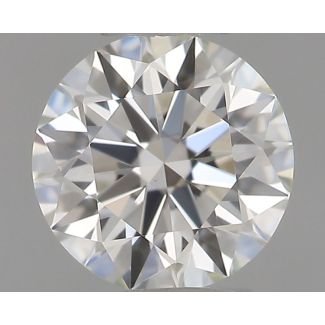 0.3 Carat Round H VVS2 EX IGI Natural Diamond