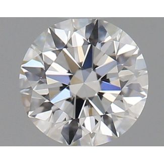 0.5 Carat Round E VVS2 EX GD GIA Natural Diamond