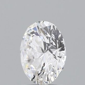 0.92 Carat Round E VVS1 EX GIA Natural Diamond