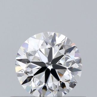 0.50 Carat Round G VVS2 VG EX GIA Natural Diamond