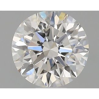 0.51 Carat Round F VS1 EX GD GIA Natural Diamond