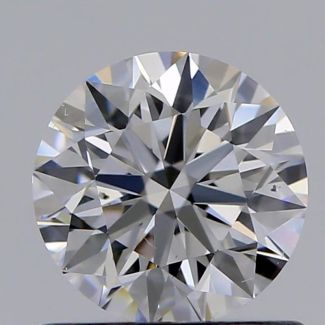 0.70 Carat Round D SI1 EX GIA Natural Diamond