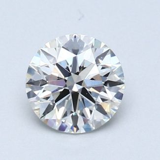 0.81 Carat Round H VS1 EX VG GIA Natural Diamond