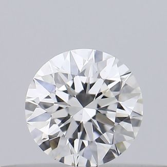 0.2 Carat Round E VVS2 EX GIA Natural Diamond