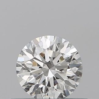 0.36 Carat Round H VS1 EX GIA Natural Diamond