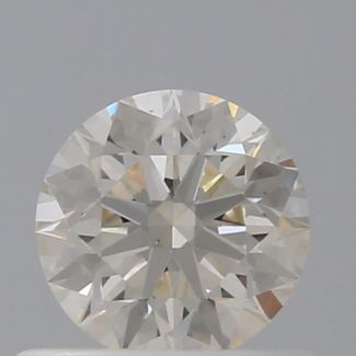 0.50 Carat Round J VS2 EX GIA Natural Diamond