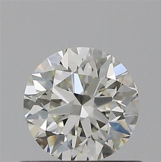 0.50 Carat Round H VVS1 EX VG IGI Natural Diamond