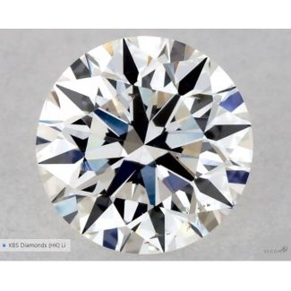 0.5 Carat Round E VS2 EX GIA Natural Diamond