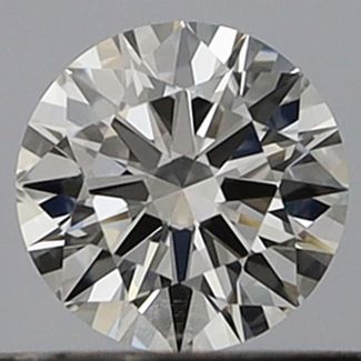 0.35 Carat Round E VVS1 EX GIA Natural Diamond