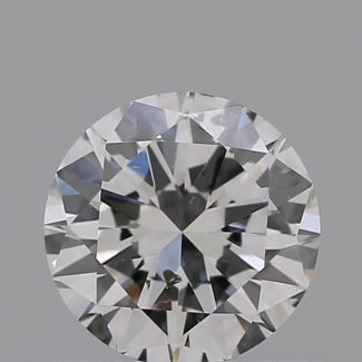 0.50 Carat Round D SI2 VG EX GIA Natural Diamond