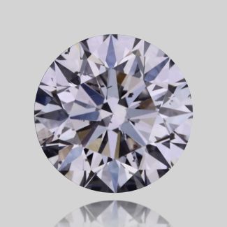 0.3 Carat Round D SI2 EX VG GIA Natural Diamond