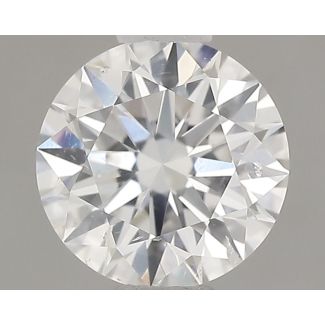 0.7 Carat Round F SI2 EX GIA Natural Diamond