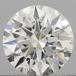 0.57 Carat Round H VS2 EX IGI Natural Diamond