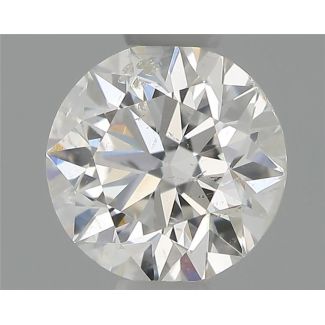 0.50 Carat Round G SI2 EX VG IGI Natural Diamond