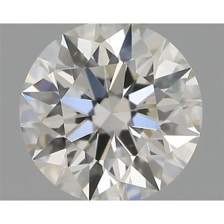 0.40 Carat Round H VS1 EX IGI Natural Diamond