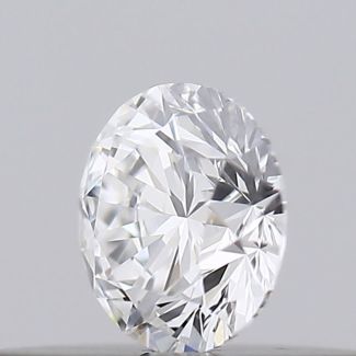 0.18 Carat Round E VVS1 EX GIA Natural Diamond