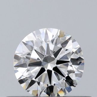 0.4 Carat Round H IF EX VG GIA Natural Diamond