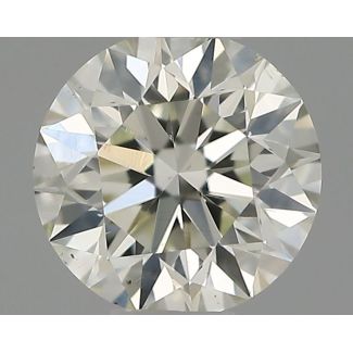 0.32 Carat Round H VS2 EX IGI Natural Diamond