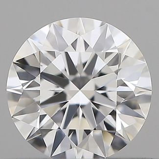 0.4 Carat Round D VVS1 EX GIA Natural Diamond