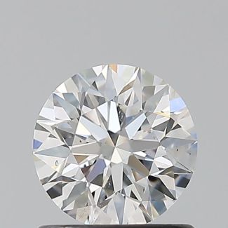 0.8 Carat Round E SI1 EX VG GIA Natural Diamond