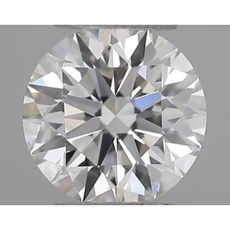 0.22 Carat Round G VVS1 EX GIA Natural Diamond