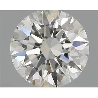 0.31 Carat Round H SI1 EX GIA Natural Diamond