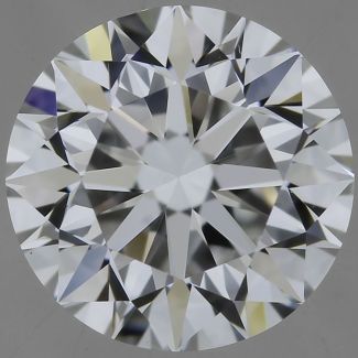 0.80 Carat Round E VVS2 EX VG GIA Natural Diamond