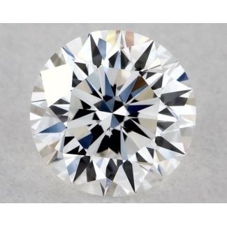 0.33 Carat Round E VVS1 EX GIA Natural Diamond