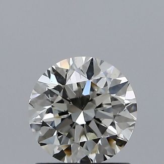 0.90 Carat Round J VS2 VG EX GIA Natural Diamond