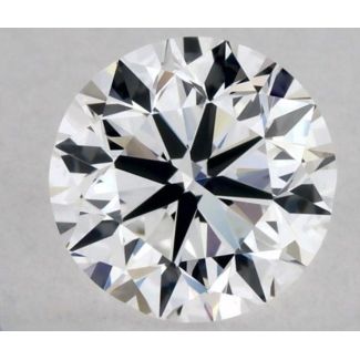 0.6 Carat Round D VVS2 VG EX GIA Natural Diamond