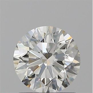 0.90 Carat Round H VVS1 EX VG GIA Natural Diamond