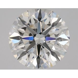 1.02 Carat Round H VVS2 EX GIA Natural Diamond