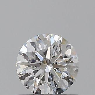 0.52 Carat Round D VVS1 EX IGI Natural Diamond