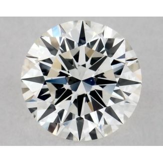 0.5 Carat Round H VS1 EX GIA Natural Diamond